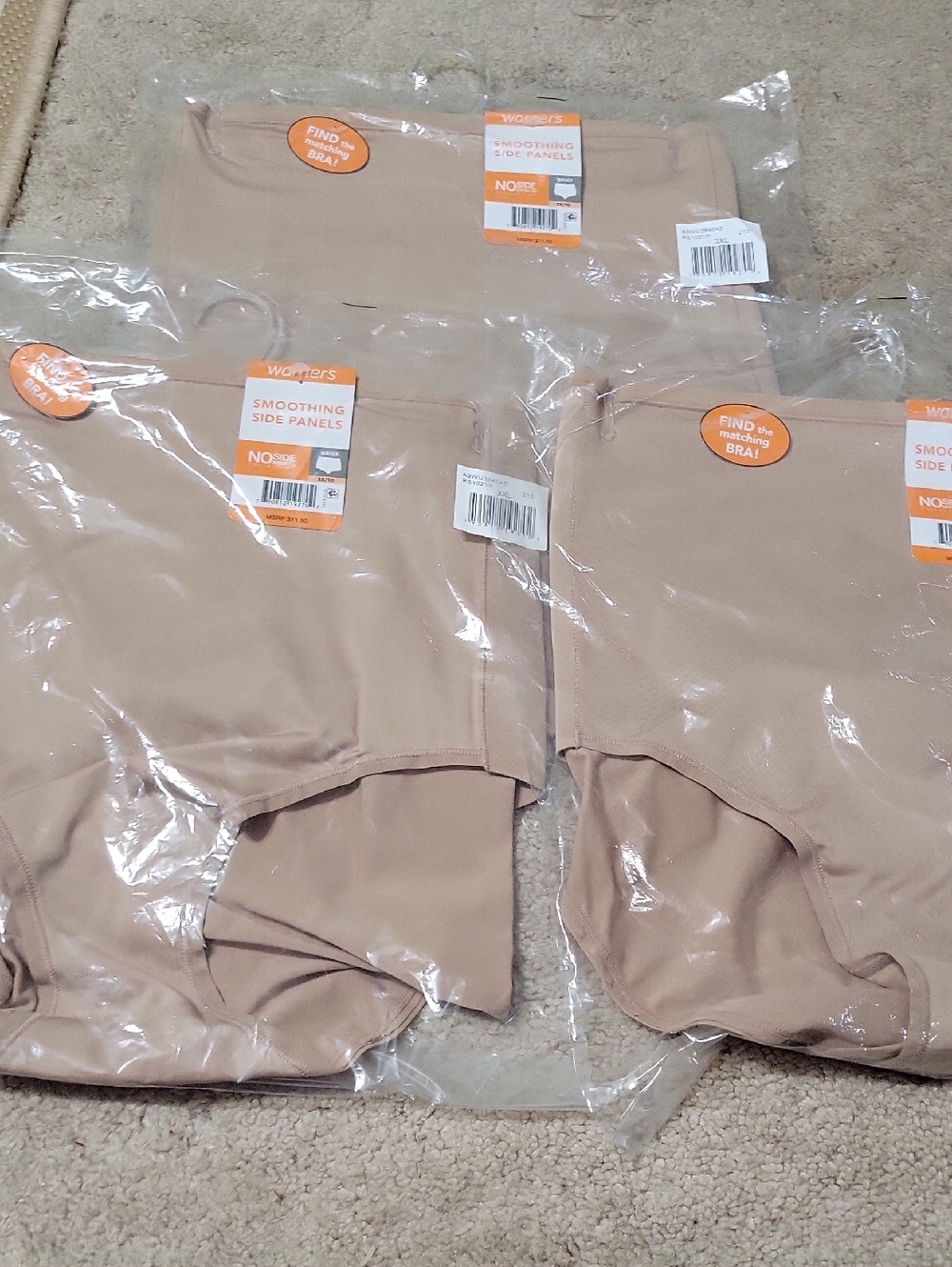 Warner's Beige Smoothing Side Panels